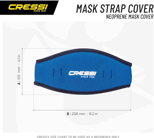Cressi Simply Neo Mask Strap Cover Pink White
