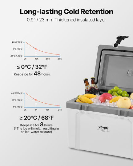 Vevor Gray Portable Fridge 0.33lt TSLZX26QTB004CWLV001V0