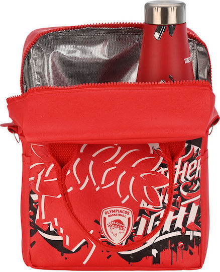 Estia Insulated Bag Handbag Save the Aegean 7 liters Olympiakos Bc Edition Together We Fight