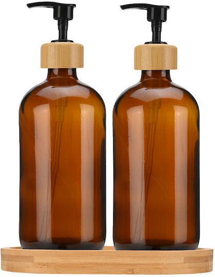 Estia Bamboo Essentials Dispenser Bucătărie din Bambus 500ml Estia Bamboo Essentials Dispenser Bucătărie din Bambus 500ml