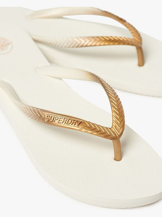 Flip Flops In Gold Colour