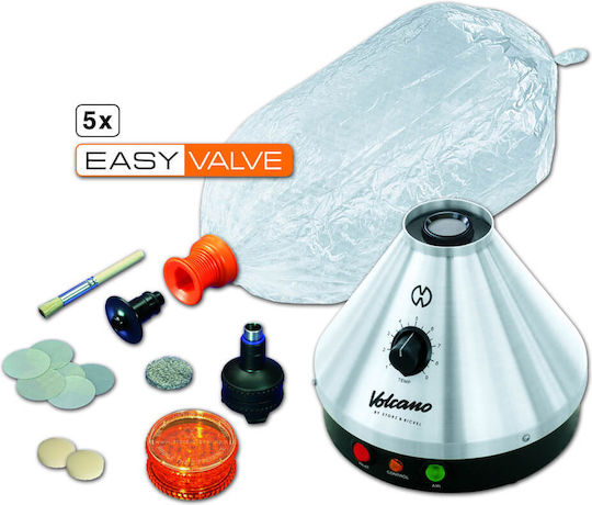 Storz & Bickel Volcano Verdampfer mit eingebauter Batterie Silber