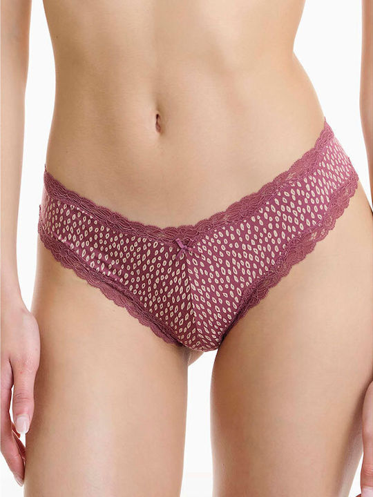 Bamboo Femei Brazilia 2Pack cu Dantelă