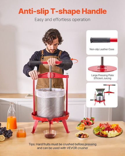 Vevor Manual Grape Press 14lt GJYZJLSBXG142GNCWV0