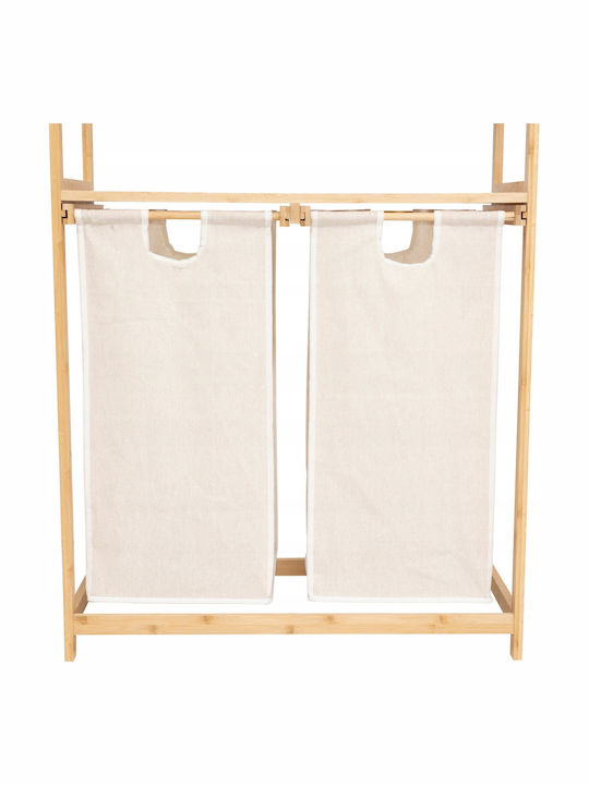 5Five 204939 Καλάθι Απλύτων Bamboo 72x33x109cm Μπεζ