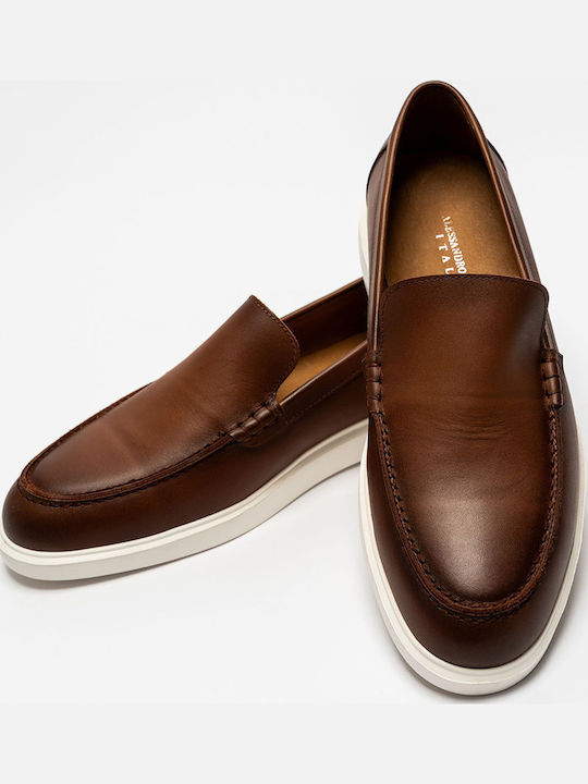 Men's Leather Moccasins Brown