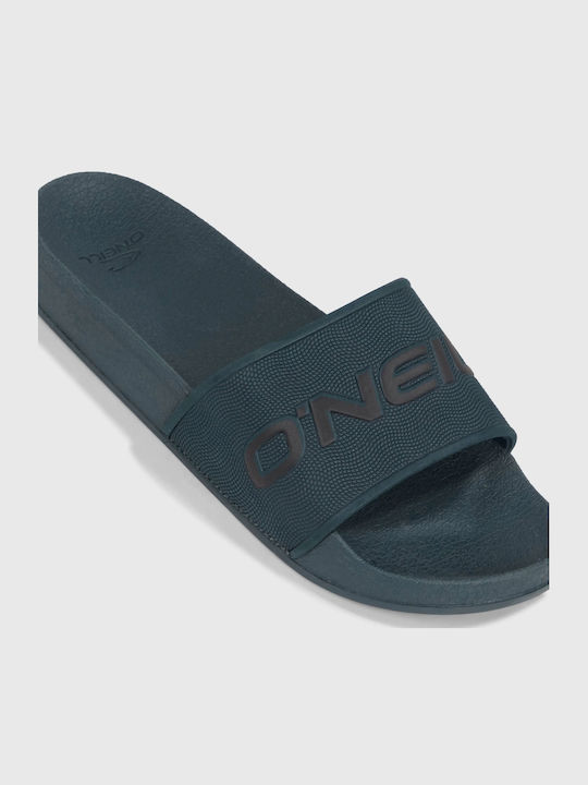 Logo Men's Slides Blue