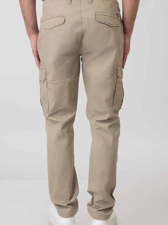 Rebase Παντελόνι Cargo Regular Fit Fog