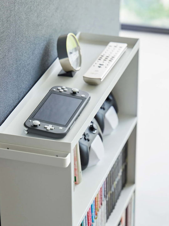 Yamazaki Τρόλεϊ Κουζίνας Ξύλινο 4 Θέσεων Λευκό 59x16.5x70cm