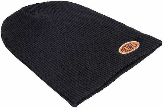 Beanie Unisex Σκούφος Πλεκτός σε Μαύρο χρώμα