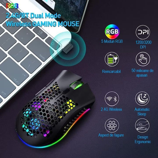 Dexxer DexXer RGB Gaming Mouse 3200 DPI Negru
