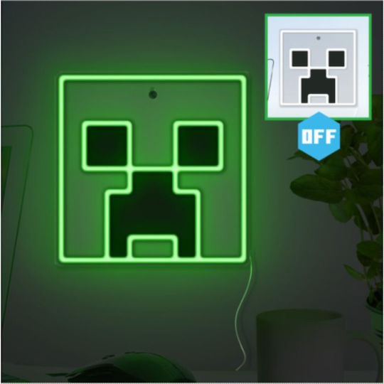 Paladone Led Kids Desk Lamp Minecraft Multicolour 25εκ.