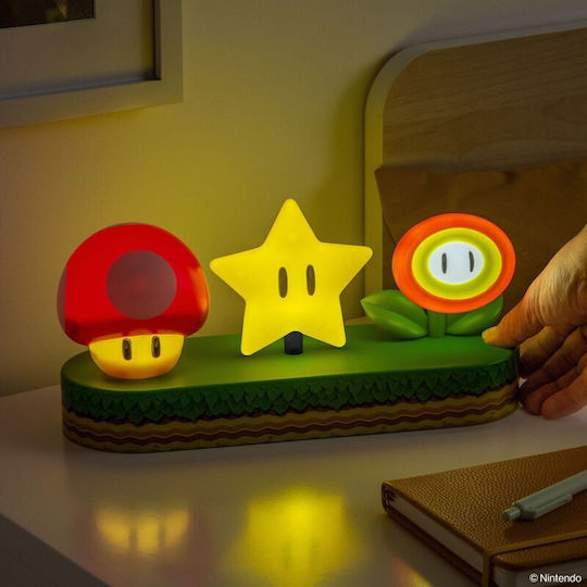 Paladone Lampă decorativă pentru copii Icons Multicolor 31x11cm