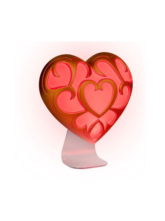 Paladone Lămpi De Masă Pentru Copii Decorațiune The Legend Of Zelda - Heart Container Roșu 22x9cm