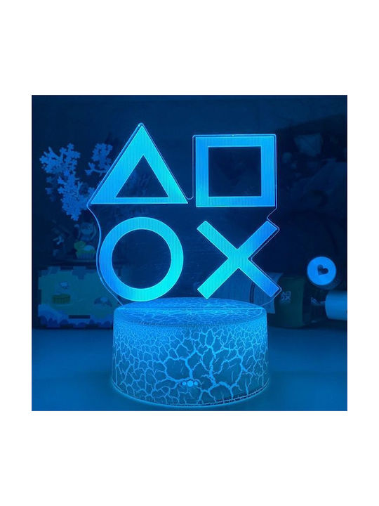 Led Kids Decorative Lamp PlayStation with Color Changes Multicolour