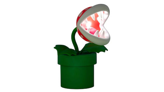 Paladone Kinder Dekorative Lampe Mini Piranha Plant Light Mehrfarbig