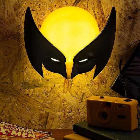 Paladone Kids Desk Lamp Marvel X-men 97 - Wolverine Mask Yellow 22x12x12εκ.
