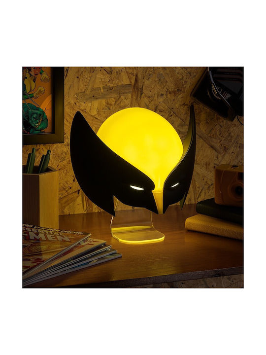 Paladone Παιδικό Φωτιστικό Γραφείου Marvel X-men 97 - Wolverine Mask Κίτρινο 22x12x12εκ.