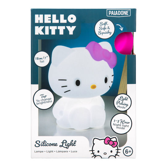 Paladone Παιδικό Διακοσμητικό Φωτιστικό Hello Kitty Λευκό 17.5x17.5cm