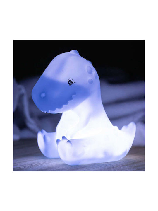 Kiokids Led Kids Decorative Lamp Dinosaur Blue 18x12x19εκ.