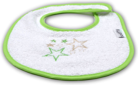 Ninetta Bebe Stars Bib from 100% Cotton with Hoop & Loop Fastener Lahani for 0 m+
