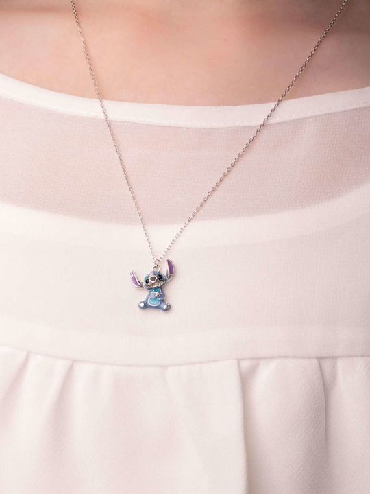 Disney Stitch Halskette aus Silber