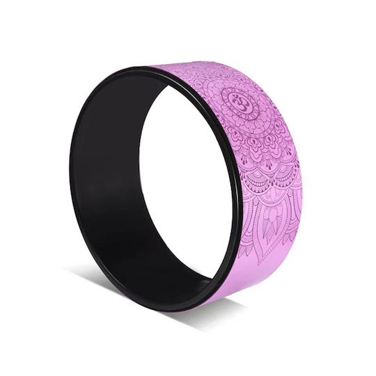 Yoga Wheel Τροχός Yoga Pilates Purple Διάμετρο 33cm