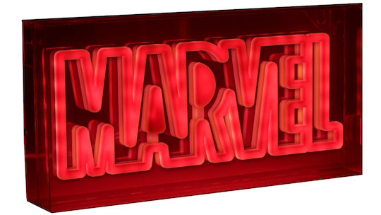 Paladone Led Παιδικό Διακοσμητικό Φωτιστικό Logo Κόκκινο 30.5x15.5x6εκ.