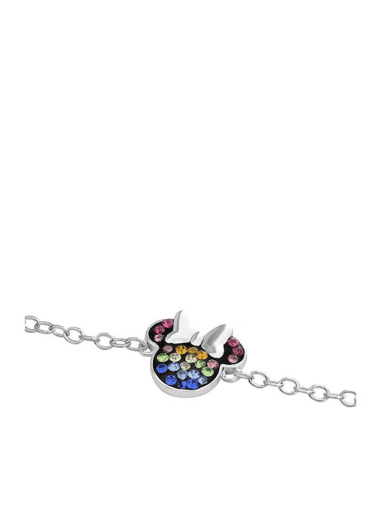 Disney Minnie Γυναικείο Βραχιόλι από Ασήμι