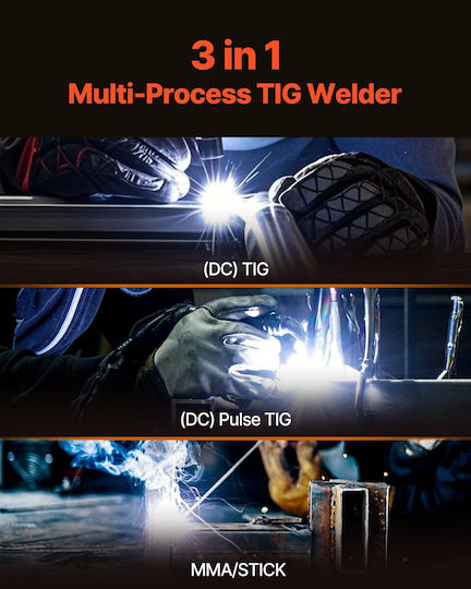 Vevor Ηλεκτροκόλληση Inverter MMA / TIG