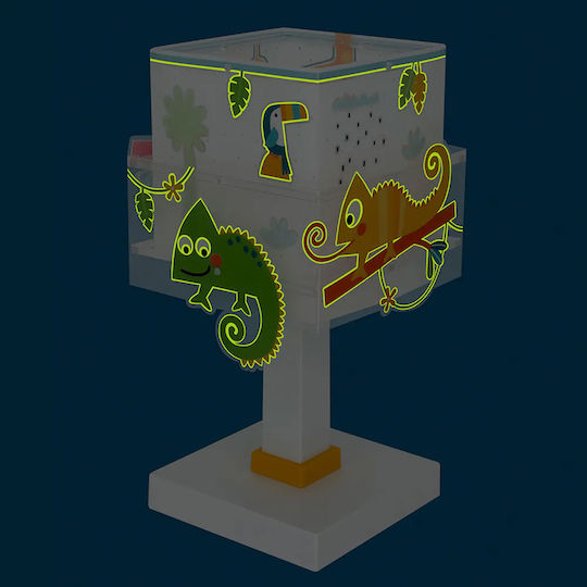 Ango Kids Portable Lamp Happy Jungle Multicolour 13.5x30x30εκ.
