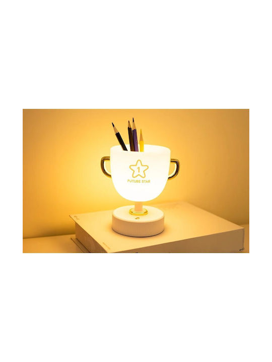 Superfire LED Kinder Dekorative Lampe Weiß 13.6x12.8x9.6εκ.