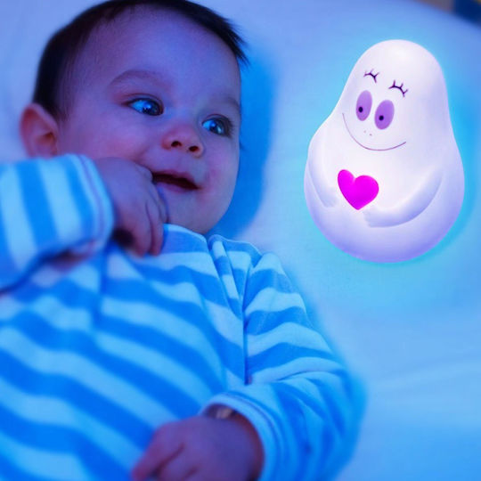 Pabobo Kinder Tischlampe Lumilove Barbapapa Rosa