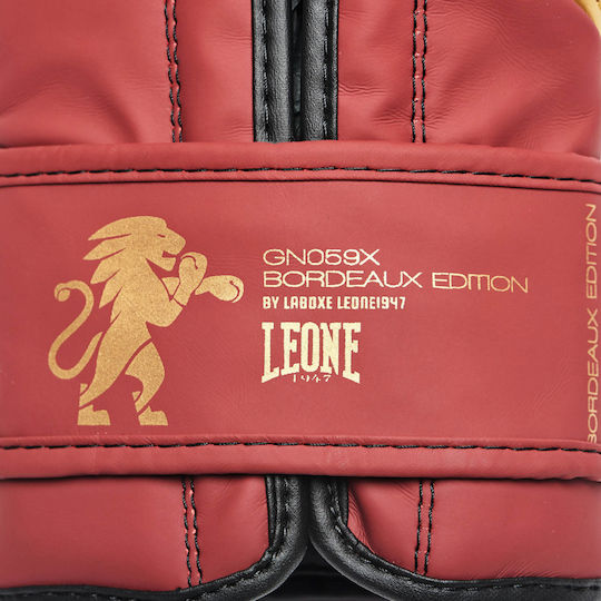Leone 1947 Boxhandschuhe für Kampf Rot