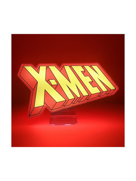Paladone Kinder Tischlampe X-men mit Projektor Thema Entwürfe Farbwechsel 30x10cm