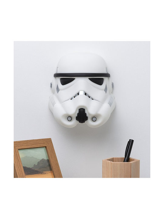 Paladone Детско Декоративно Осветление Stormtrooper Бял 22x15см