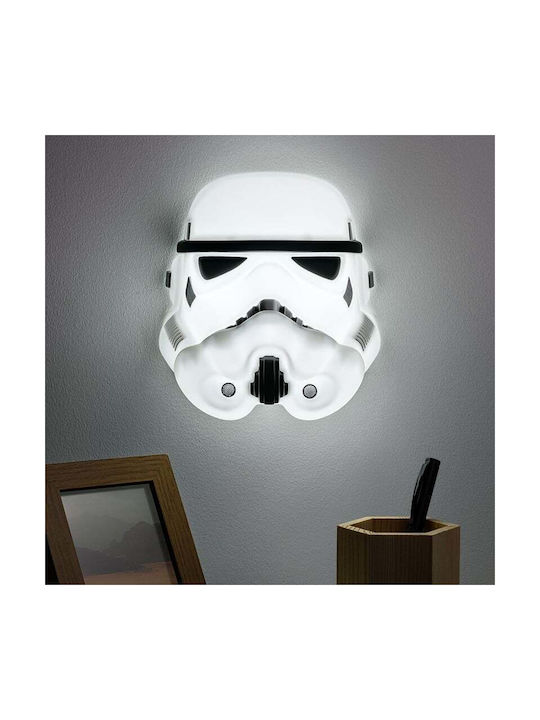 Paladone Детско Декоративно Осветление Stormtrooper Бял 22x15см