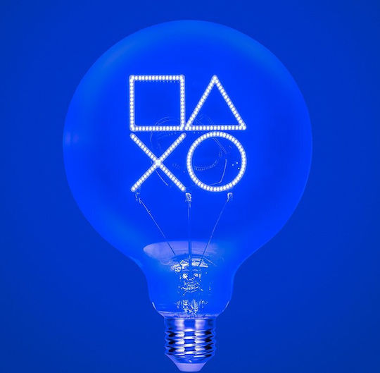Paladone Lumini LED Lampa De Masă Pentru Copii Decorațiune Logo Albastru 15x12.5cm