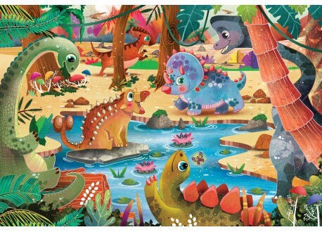Kids Puzzle Adventure in Gotvana for 4+ years old+ Years 48pcs Ellinoekdotiki