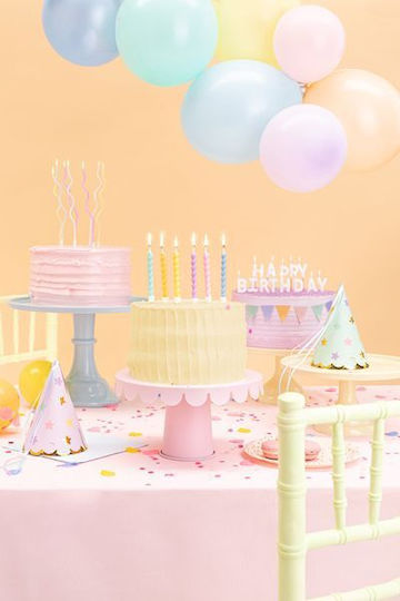 Λευκά Κεράκια Happy Birthday