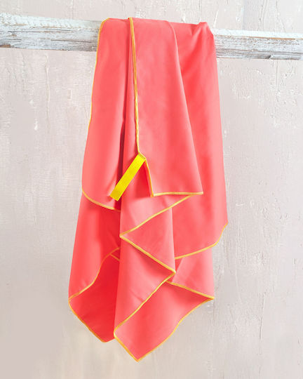 Rythmos Urban Πετσέτα Microfiber Σώματος Κόκκινη 160x90εκ.