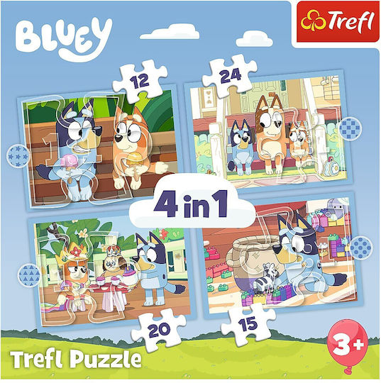 Παιδικό Puzzle Bluey And His World για 3+ Ετών 71pcs Trefl