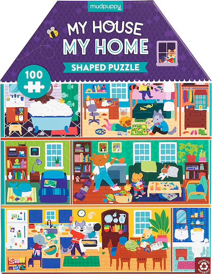 Kids Puzzle My House for 3+ years+ Years 100pcs Mudpuppy