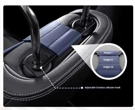 eBest Car Cover Set 5pcs Cotton Black