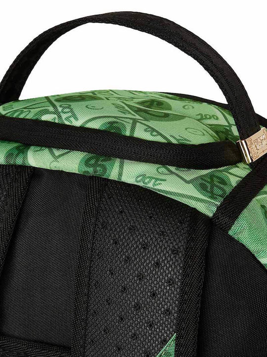 Sprayground DLXR School Bag Backpack Junior High-High School Green with Water Bottle Holder