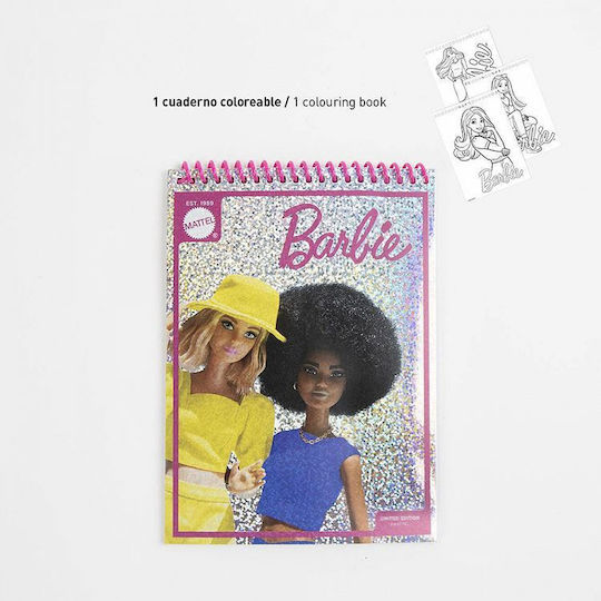 Cerda Barbie Colouring Set 26 Pieces
