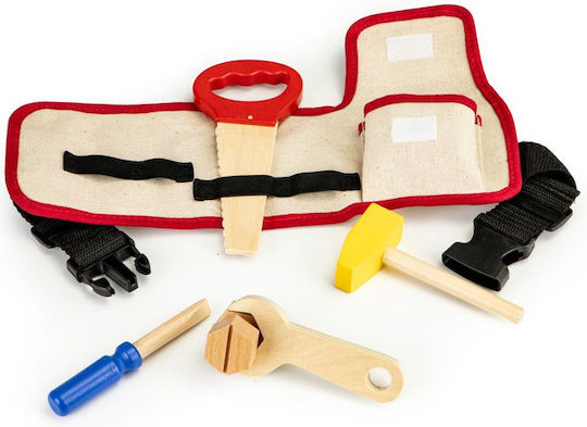 Ecotoys Children's Tool made of Wood 9pcs