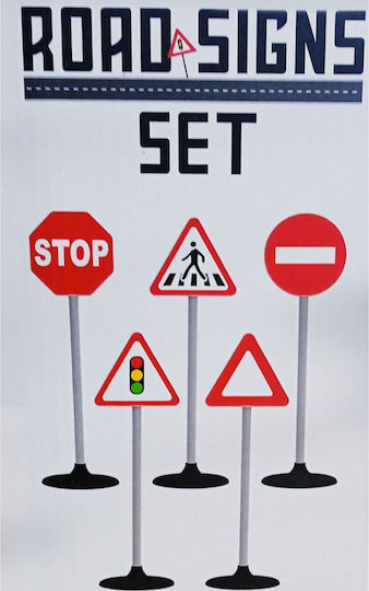 Eddy Toys Traffic Signs For Ages 3+ 5 Pieces
