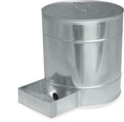 Biofan Galvanize Waterer for Dog 15lt in Silver Color