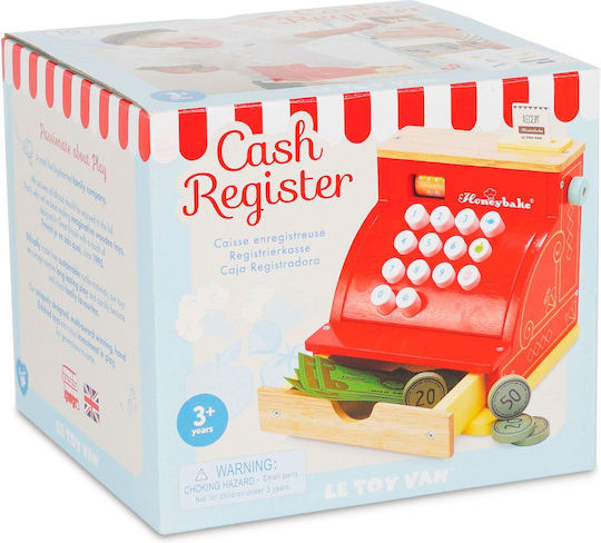 Le Toy Van Kinderspielzeug Registrierkasse aus Holz für 3+ Jahre
